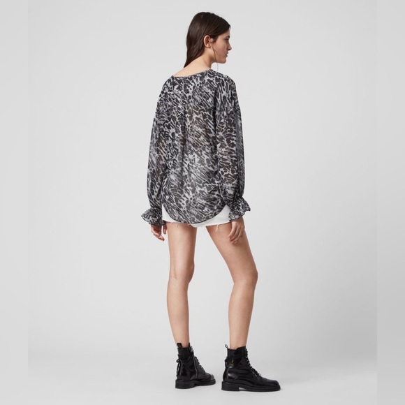 All Saints Penny Ambient Top | Size Large - Picture 3 of 7